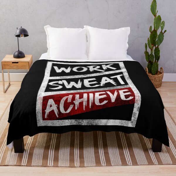 Item preview, Work Sweat Achieve! Motivational Sport designed and sold by Amineharoni.