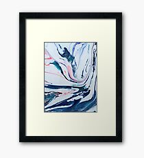 pastel swirl Framed Print
