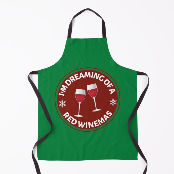 Item preview, Im Dreaming of a Red Winemas (Red) - Funny Red Wine Puns - Christmas Gift for Wine Lovers who like alcoholic jokes designed and sold by CaitU.