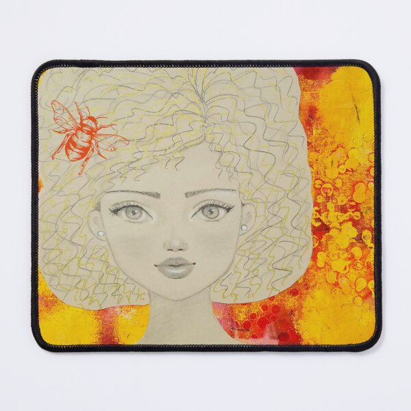 Item preview, "It's not you, it's bee" - lovely original drawing of a pretty face by CoolCleverCute design designed and sold by CoolCleverCute.