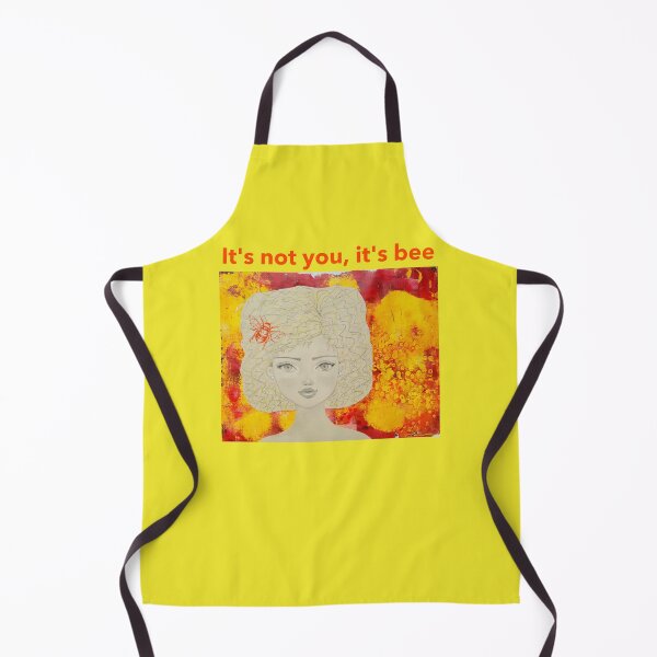 Item preview, "It's not you, it's bee" - lovely original drawing of a pretty face by CoolCleverCute design designed and sold by CoolCleverCute.