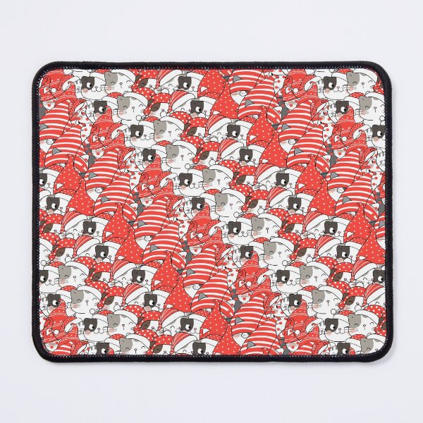 Item preview, Fun Santa Kitties Pattern Version II designed and sold by nouveaudecor.