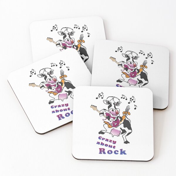 Item preview, Copy of Crazy Cow, crazy about Rock Music designed and sold by albadawnart.