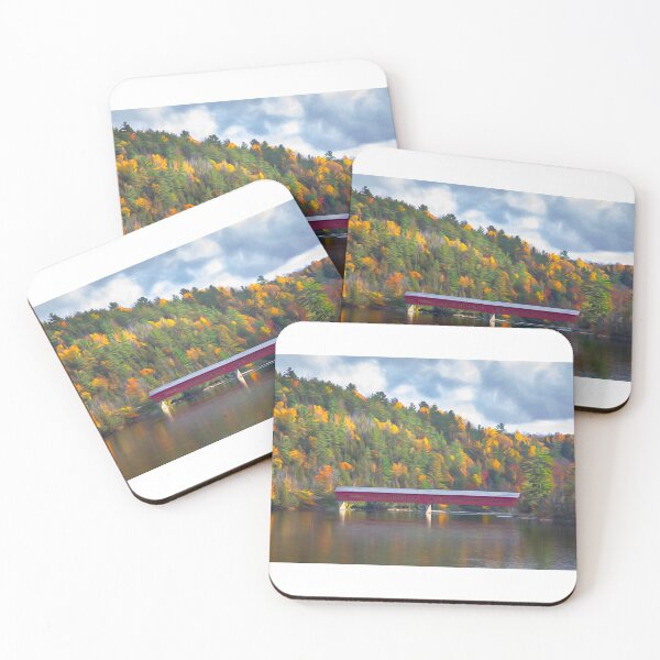 Item preview, Wakefield Covered Bridge in Autumn designed and sold by James Cumming.