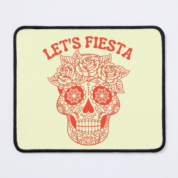 Item preview, Let's fiesta_Cinco de Mayo Party Floral Skull Gift designed and sold by mayamay0.