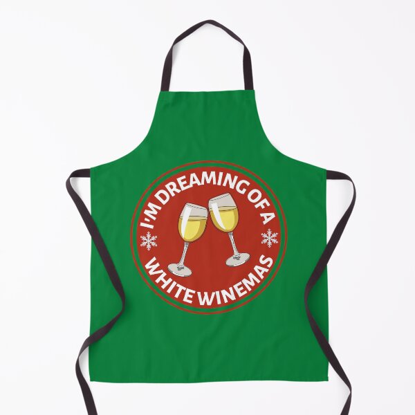 Item preview, Im Dreaming of a White Winemas (Red) - Funny White Wine Puns - Christmas Gift for Wine Lovers who like alcoholic jokes designed and sold by CaitU.