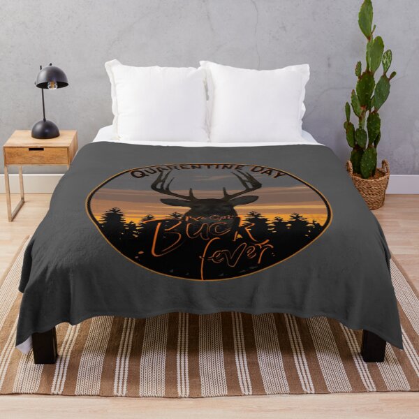 Item preview, Buck Fever, Retro Whitetail Buck Deer Hunting Design designed and sold by LifeCrush.