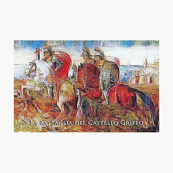 The Battle of Castello Grifeo Photographic Print
