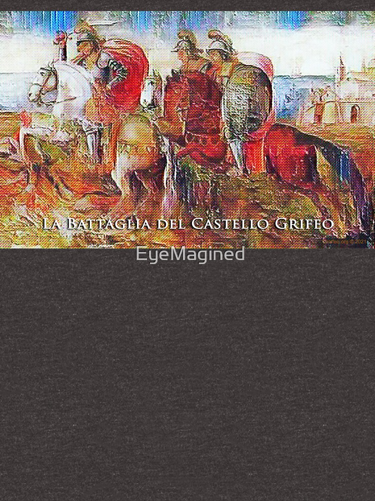 Thumbnail 7 of 7, Essential T-Shirt, The Battle of Castello Grifeo designed and sold by EyeMagined.