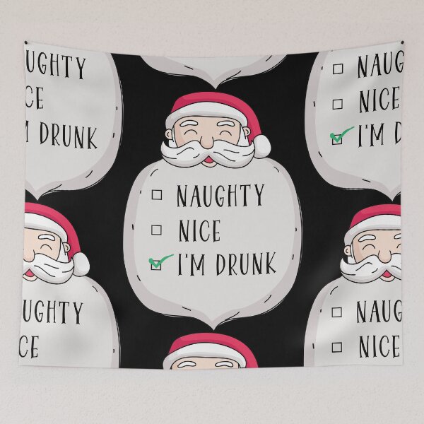 Item preview, Santa's list designed and sold by onemoremask.