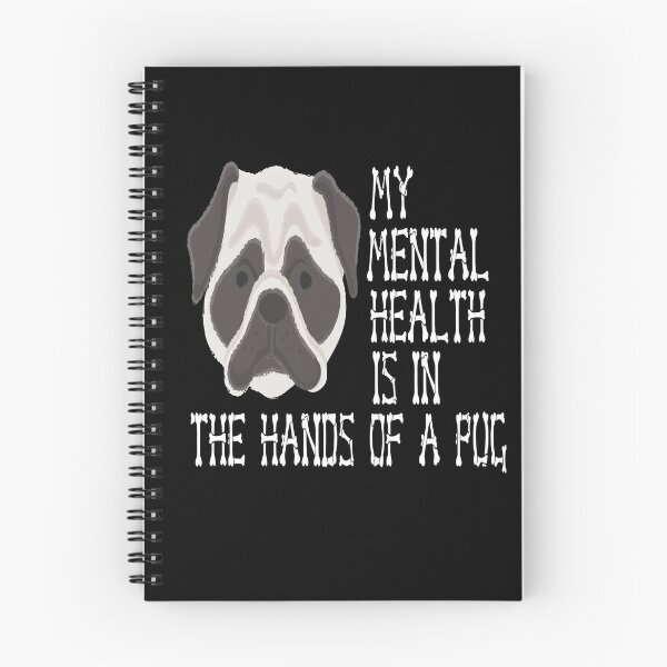 Item preview, Funny My Mental Health Is In The Hands Of A Pug Bones Day Dog Lovers designed and sold by Amirhal.