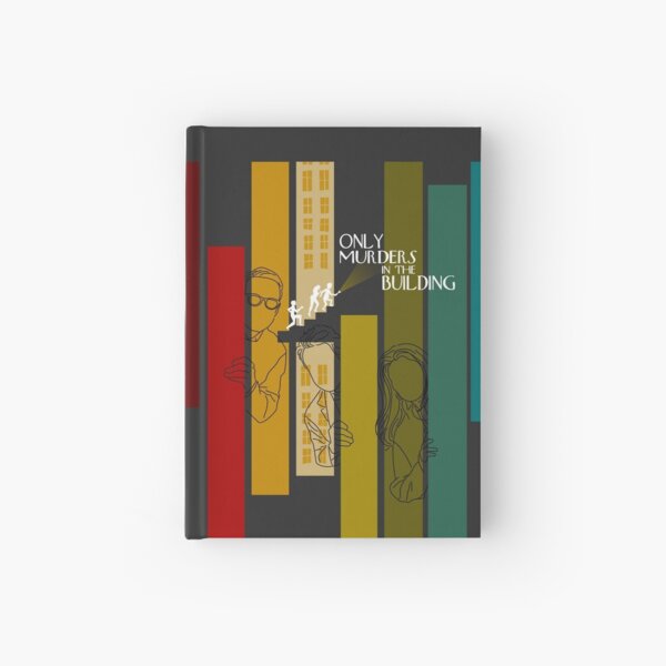 only murders in the building lineart poster Hardcover Journal
