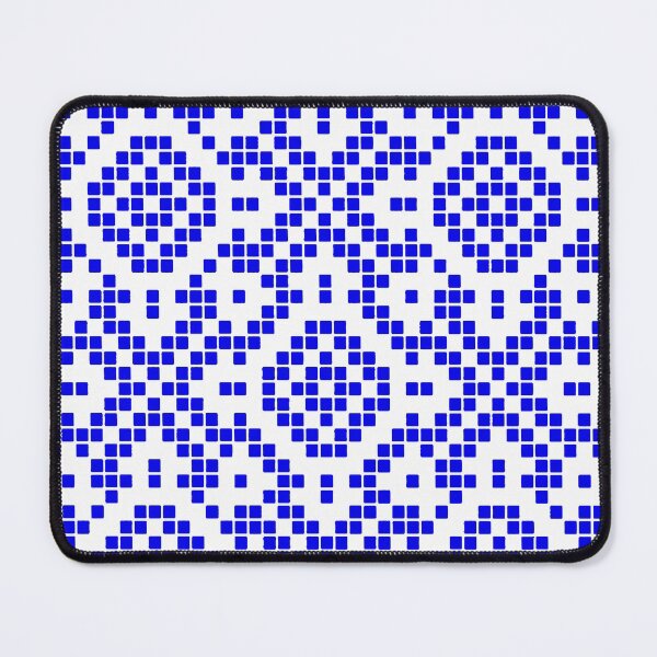 Item preview, Grid Paper White Geometric Pattern Vector Art Blue Accent designed and sold by taiche.