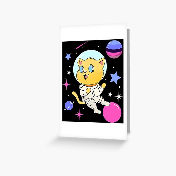 Omnisexual Pride T Shirtomnisexual Cat In Space Omnisexual Pride Greeting Card For Sale By