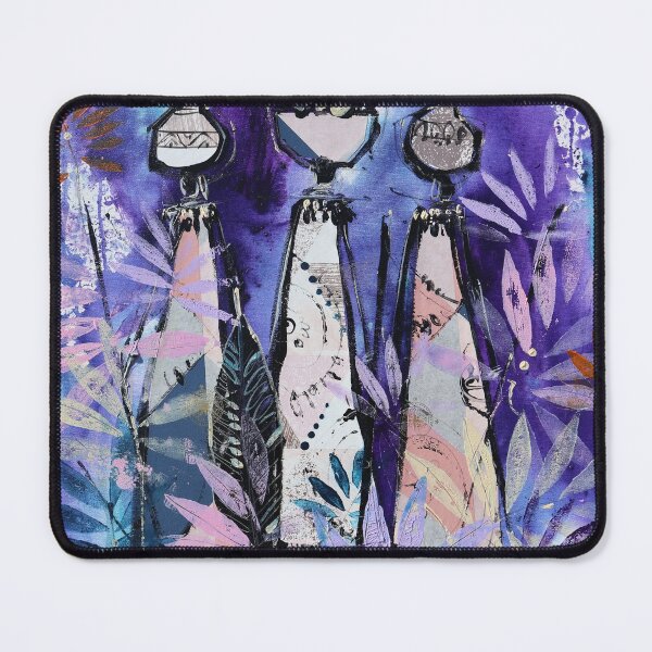 Item preview, African Tribal Women Pink Purple designed and sold by Artbyirina.