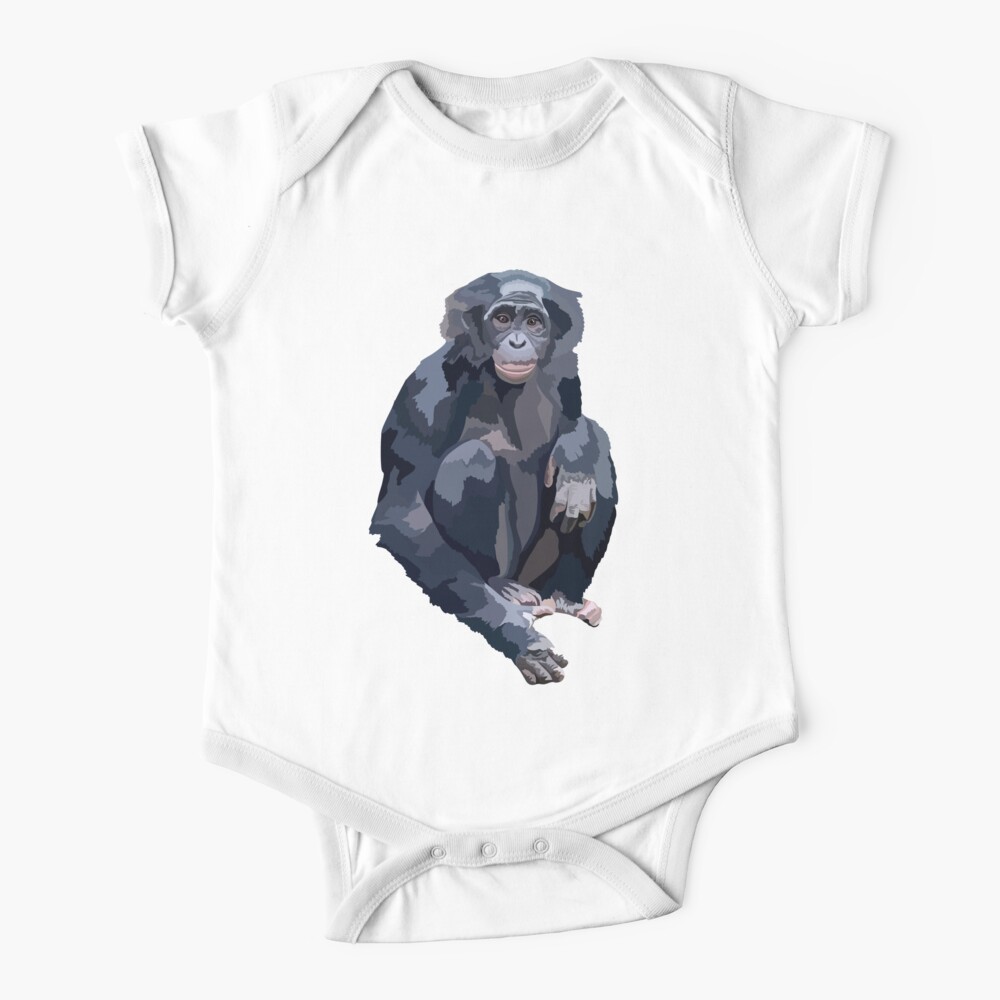 B is for Bonobo  Baby One-Piece