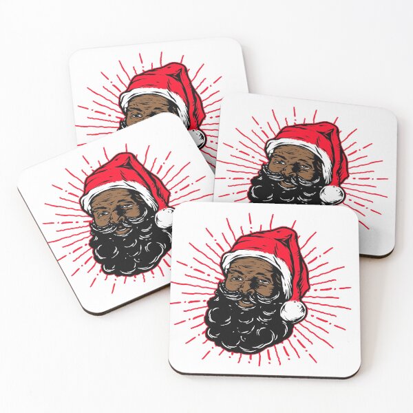 Item preview, black santa claus funny gift idea vintage christmas shopping 2021 oh oh oh designed and sold by Hartics.