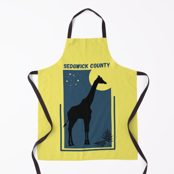 Item preview, Sedgwick County in Kansas, United States - Zoo Destination Vintage Style Geometric Modern Poster designed and sold by Vintage-TM.