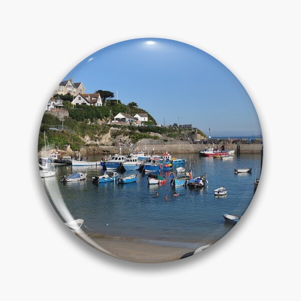 Item preview, Peaceful morning at Newquay Harbour designed and sold by rosiephotos.