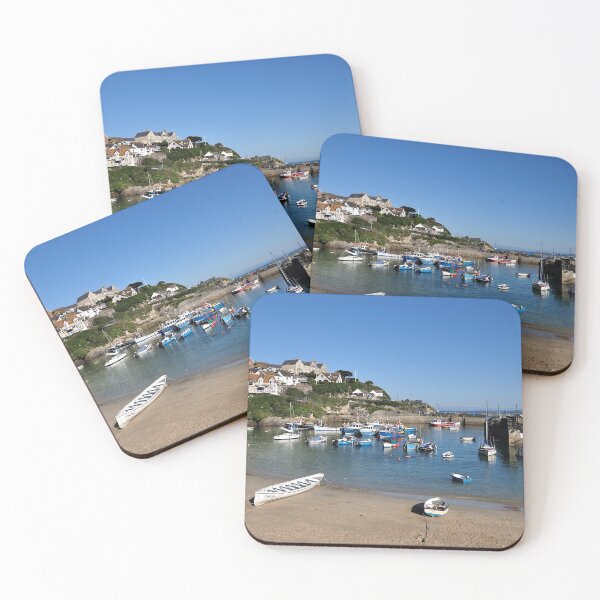 Item preview, Peaceful morning at Newquay Harbour designed and sold by rosiephotos.