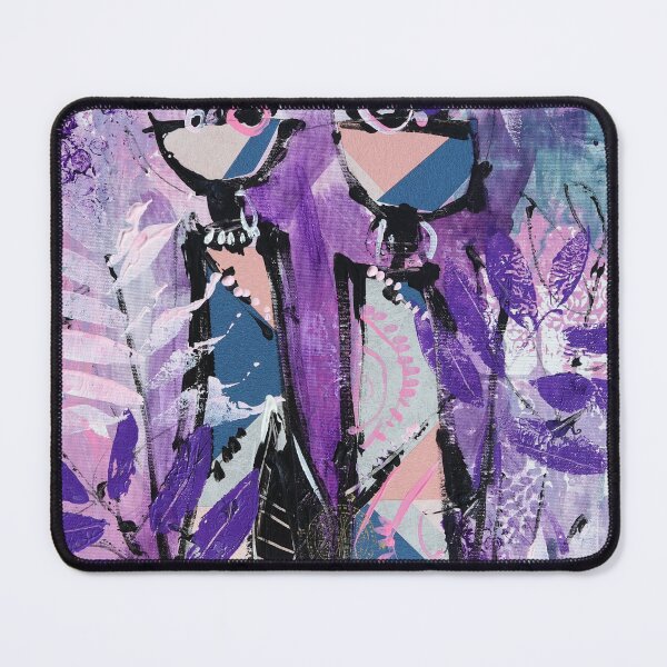Item preview, African Tribal Women Pink Purple designed and sold by Artbyirina.