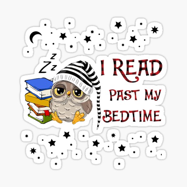 Item preview, Olw I Read Past My Bedtime designed and sold by Wright-Shop1.
