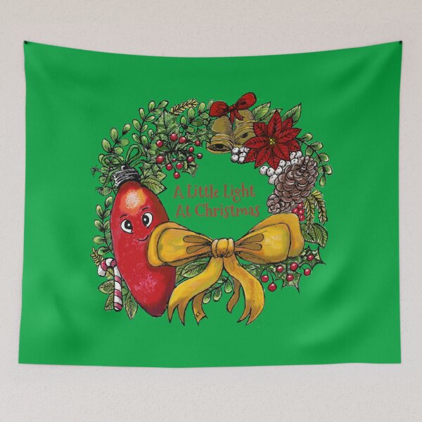 Item preview, 'A Little Light At Christmas' Wreath designed and sold by R.J. Furness.