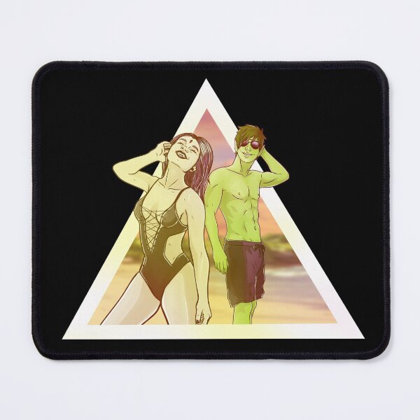 Item preview, BBRAE Beach Day - Beast Boy and Raven designed and sold by CryptidArt.