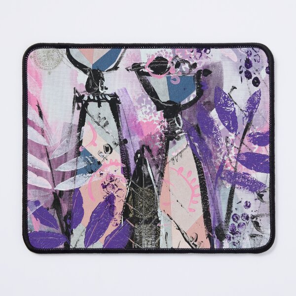 Item preview, African Tribal Women Pink Purple designed and sold by Artbyirina.