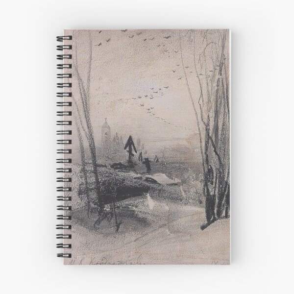 Item preview,  At the Cemetery На кладбище - Alexei Kondratyevich Savrasov designed and sold by Vintage Designs +.