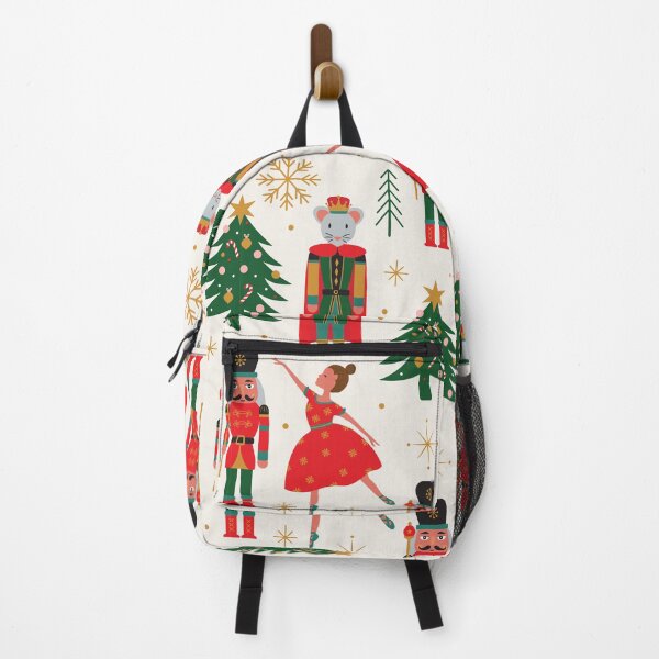 Item preview, Retro Nutcracker and Ballerina Christmas Pattern designed and sold by nouveaudecor.