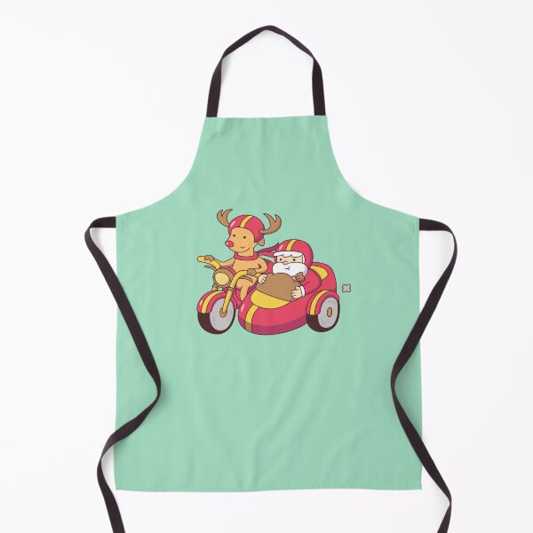Item preview, Funny Reindeer on Motorcycle With Santa In Sidecar designed and sold by rustydoodle.