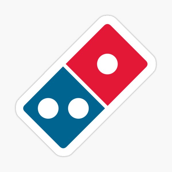 Domino's pizza logo Sticker