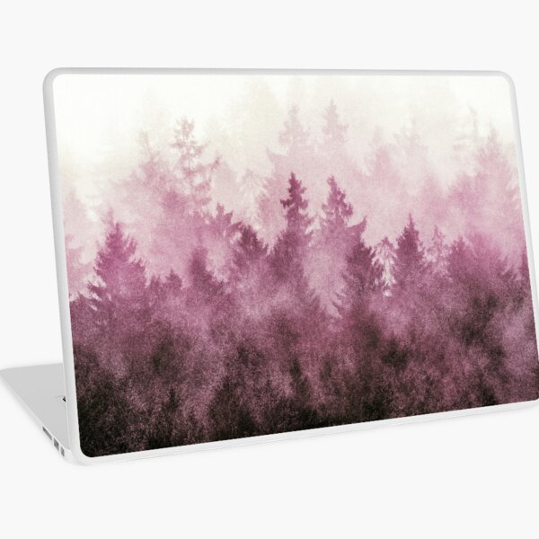 Item preview, The Heart Of My Heart // Vintage Fuchsia Raspberry Fairytale Forest With Cascadia Trees Covered In Magic Fog designed and sold by Tordis Kayma.