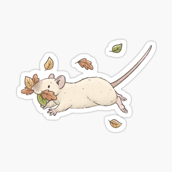 Autumn Ratty Sticker