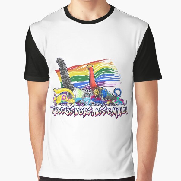 Prideosaur Parade Graphic T-Shirt