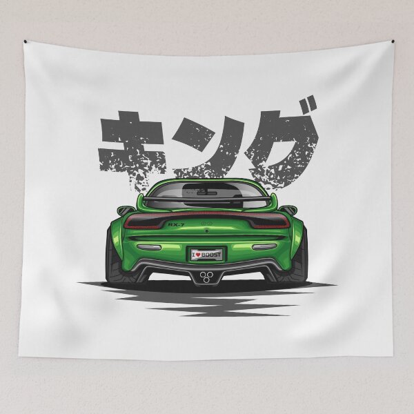 Item preview, RX7 Wide Body (Light Green) designed and sold by JioojiProject.