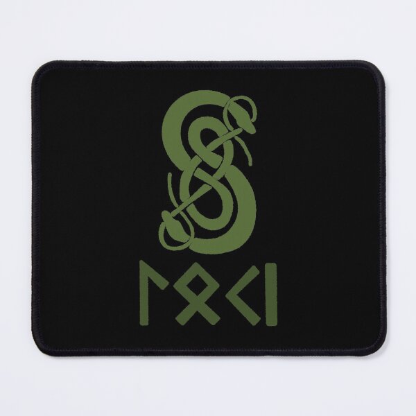 Item preview, Loki Norse mythology snake symbol  designed and sold by JessCarrsArt.