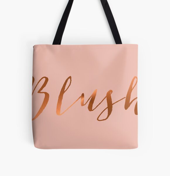 Vista previa del artículo con la obra «Blush rosa y cobre maquillaje bolsa», diseñado y vendido por Clara’s.