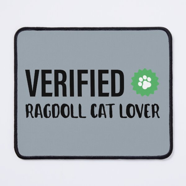 Item preview, Verified Ragdoll Cat | Gift Ideas | Blue Kittens Check  designed and sold by Fluffy-Vectors.