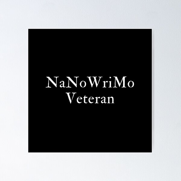 Item preview, NaNoWriMo Veteran designed and sold by TheKnightWriter.