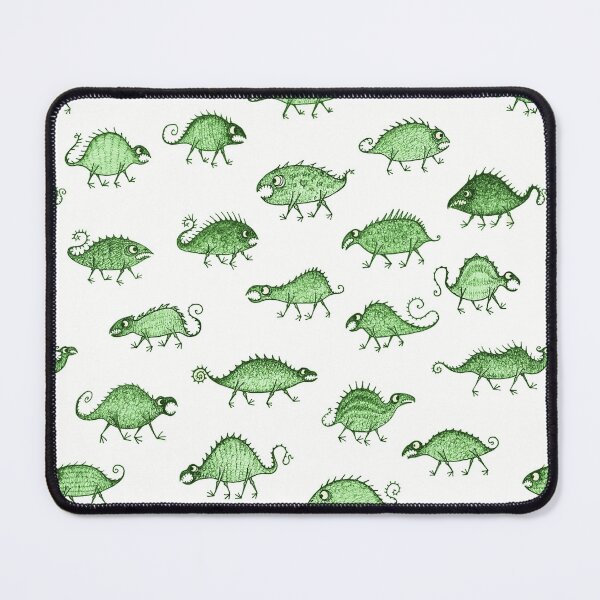 Item preview, Monster pattern 3 (green) designed and sold by Vincent Briggs.