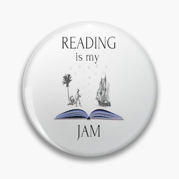 Item preview, Reading is my jam - treasure in books designed and sold by Kinkalow.