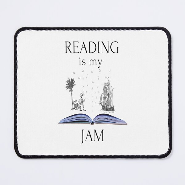 Item preview, Reading is my jam - treasure in books designed and sold by Kinkalow.