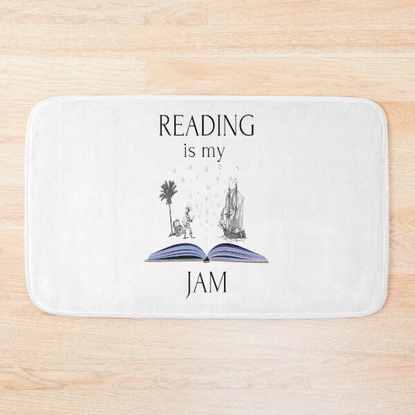 Item preview, Reading is my jam - treasure in books designed and sold by Kinkalow.