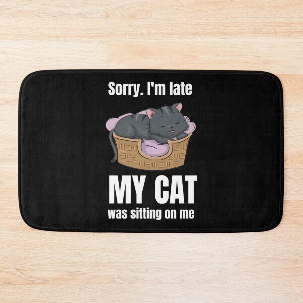 Item preview, My Cat Was Sleeping On Me   designed and sold by LemonMuMu.