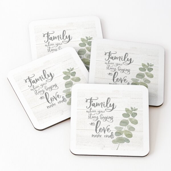 Item preview, Natural Inspiration Family Square   designed and sold by LemonMuMu.