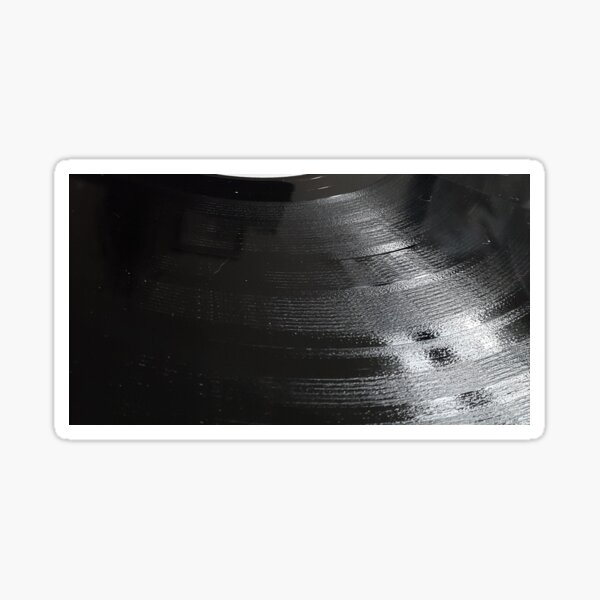 Vinyl Record Closeup Sticker