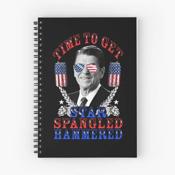 Item preview, Time To Get Star Spangled Hammered 4th Of July Reagan Gear designed and sold by DynamicDesign.