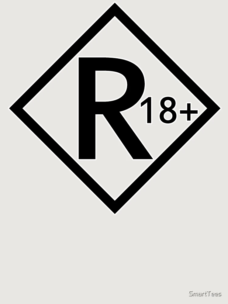 Thumbnail 6 of 6, Premium Oversized Hoodie, Letter R = R18+ designed and sold by SmartTees.
